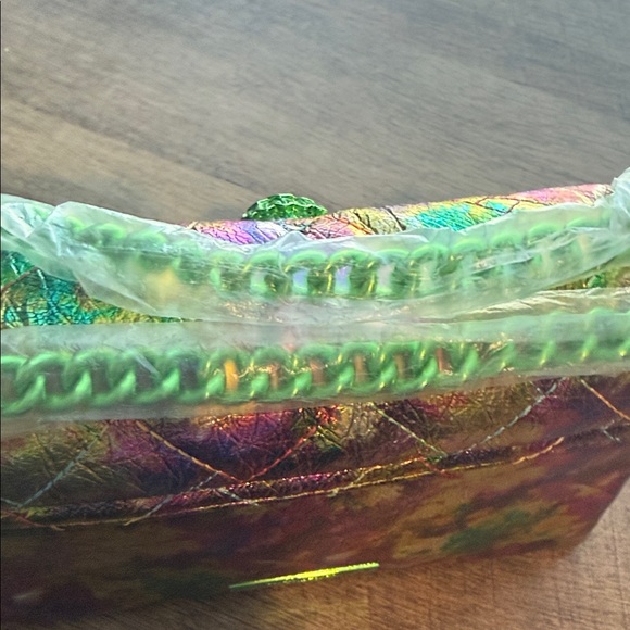 New Kurt Geiger Multicolor Quilted Shoulder Bag - Picture 3 of 5